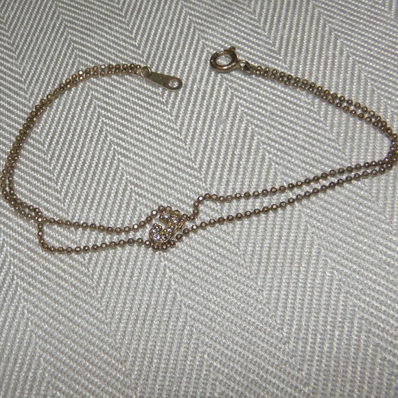 DAINTY AND PETITE "J" BRACELET~MARKED 925 - Picture 5 of 7